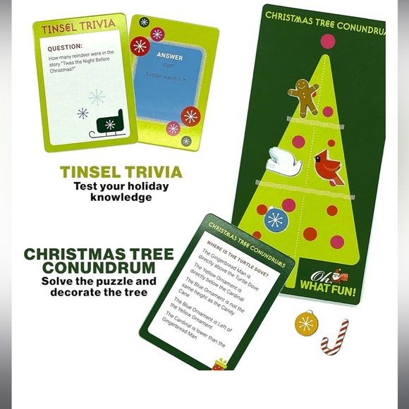 Project Genius, Oh What Fun! Family Christmas Game, Holiday Trivia - Picture 2 of 6